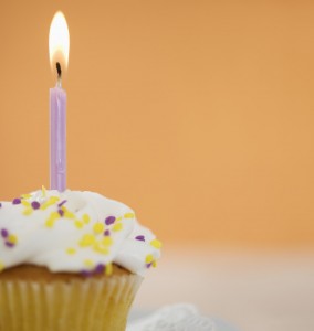 Cake and candle